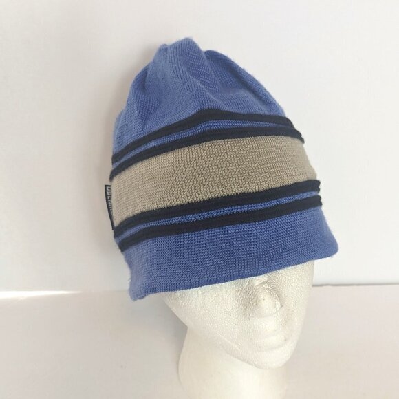 Obermeyer Wool Knit Hat Beanie Fleece Lined Big Dipper Stripe Unisex Snow Ski - Picture 3 of 7